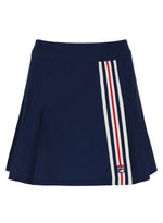 Terry Striped Mini Skirt