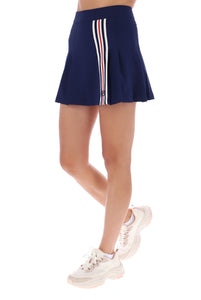 Terry Striped Mini Skirt