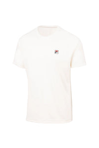 White Fila T-shirt with Fila branding on the chest - on a white background