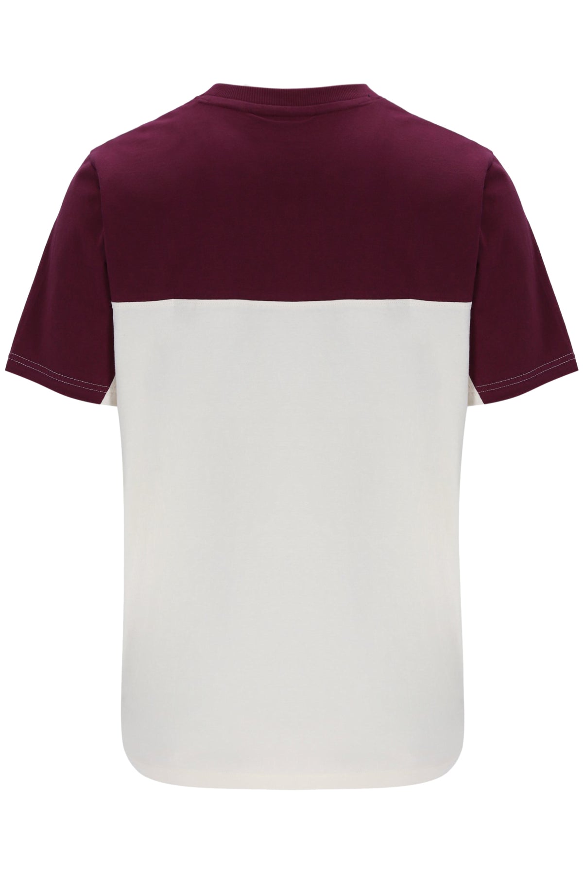 Displays the Fig Tiebreaker 'FILA' branded Colour Block T-Shirt