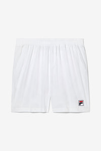 White Essential Tennis Shorts