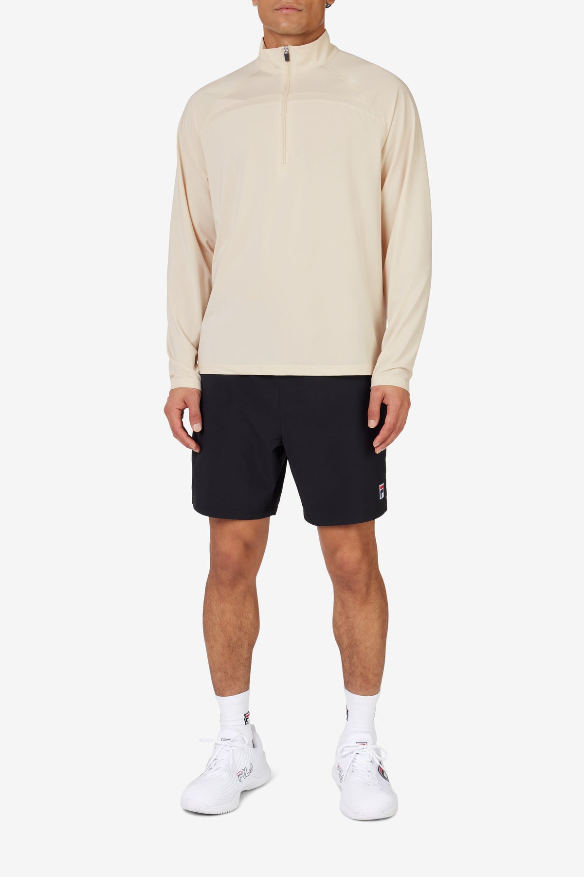 Beige Tennis Essential Track Top