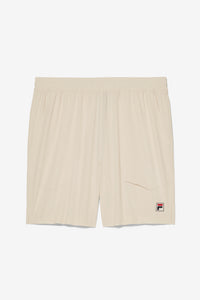 Beige Tennis Woven Court Short