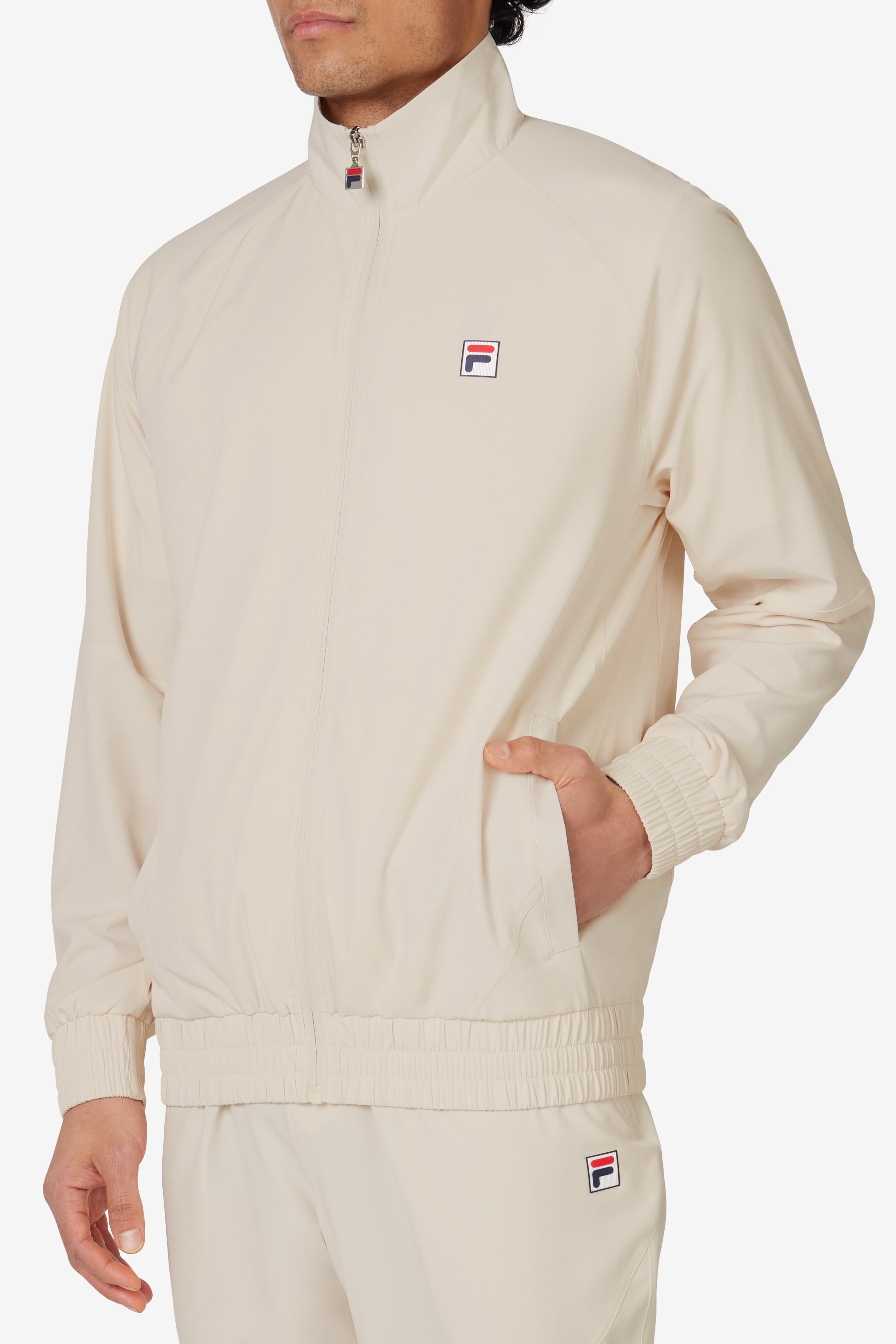 Woven Court Track Top