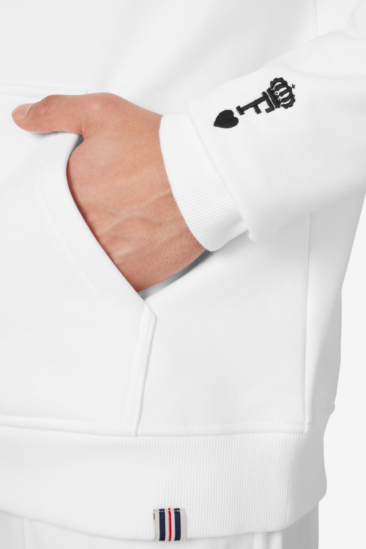 White Tennis Hoodie