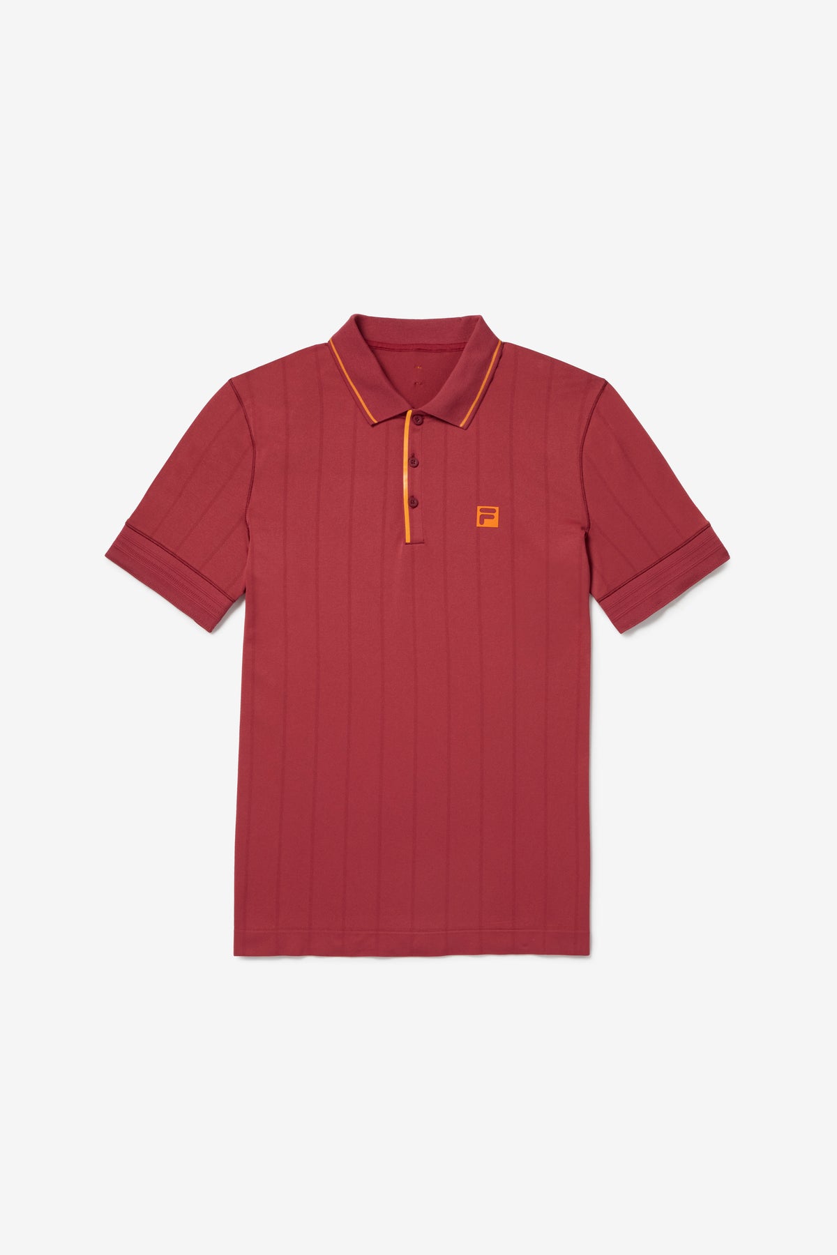 Tibetan Red Center Court Seamless Polo