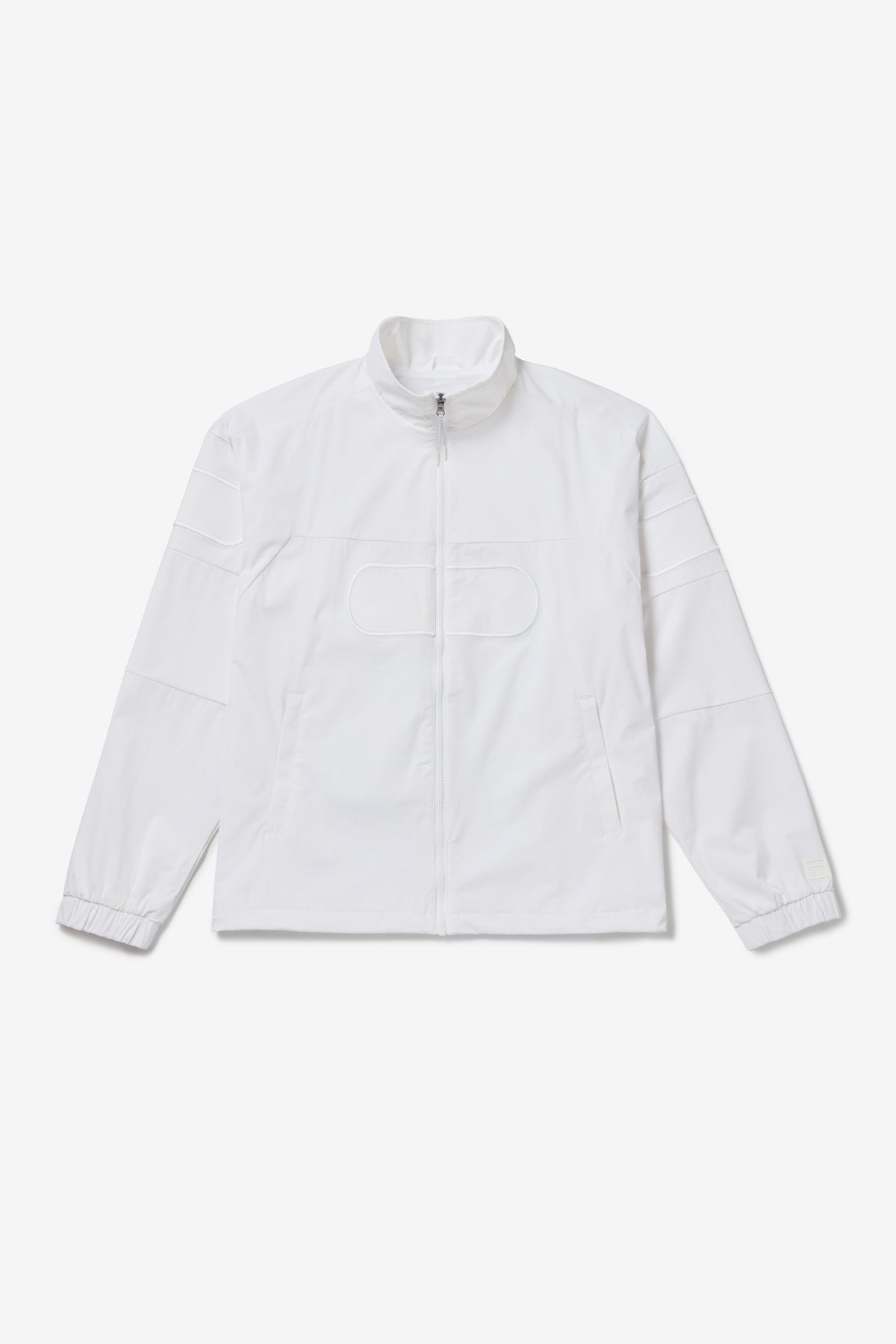 White jacket on a light grey background