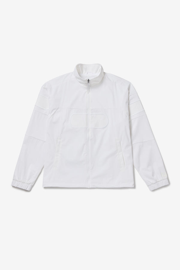 White jacket on a light grey background