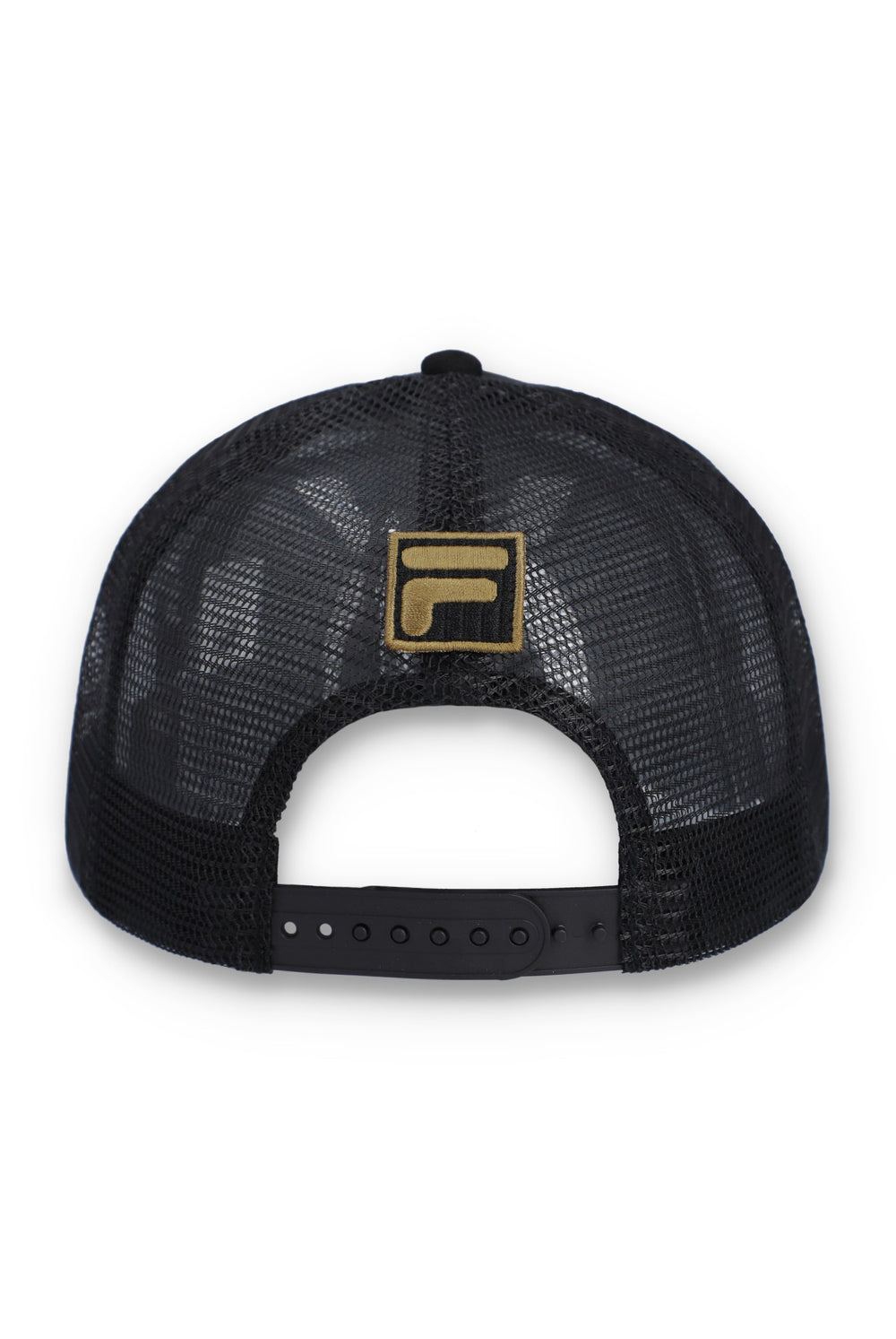 Turo Large F-Box Tonal Embroidered Suede Mesh-Back Cap