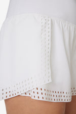 White Line Tennis Skort