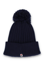 Teo Ribbed Turnup Pom Beanie