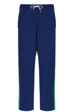Navy Ventisei Straight Leg Trousers