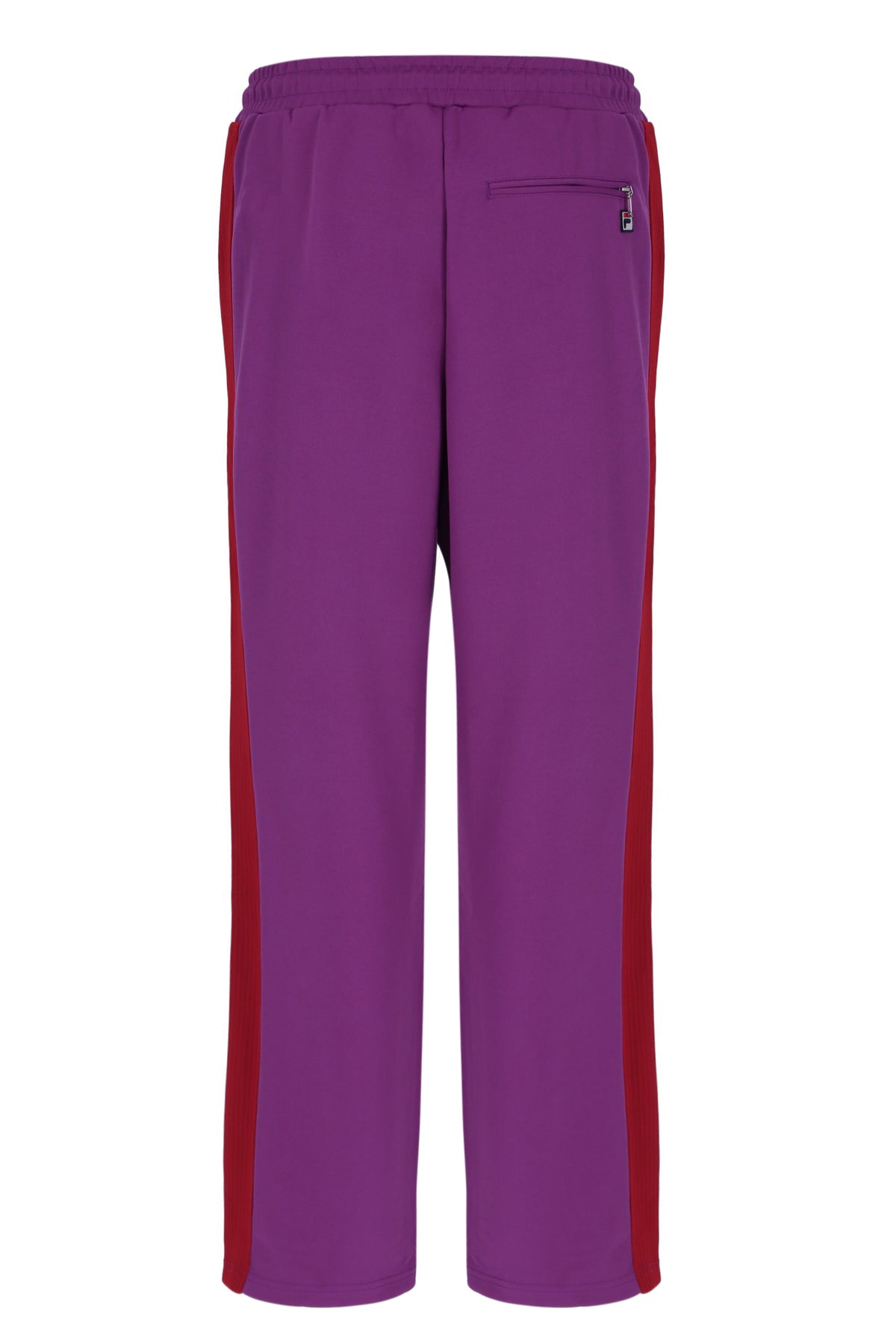 Displays the Purple 'FILA' branded Ventisei Straight Leg Trousers