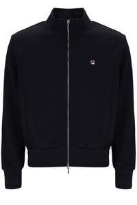 Displays the Black 'FILA' branded Ventisei Jacket