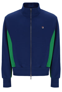 Displays the Navy 'FILA' branded Ventisei Jacket