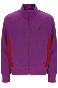 Displays the Purple 'FILA' branded Ventisei Jacket