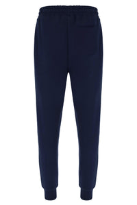 Displays the Navy 'Fila' branded Visconti Tipped Cuff Track Pant