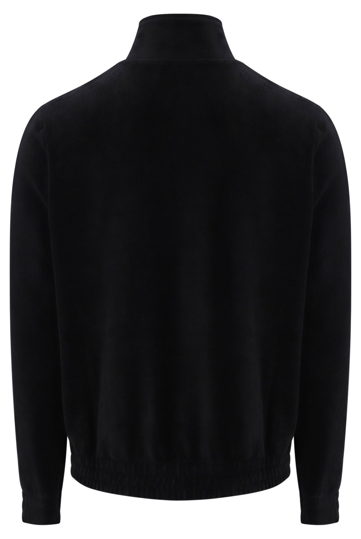Displays the Black 'FILA' branded Walter Corduroy Jacket
