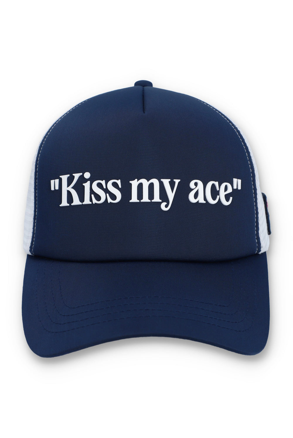 Fila Navy Wells Slogan Neoprene Mesh-Back Cap