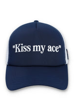 Fila Navy Wells Slogan Neoprene Mesh-Back Cap