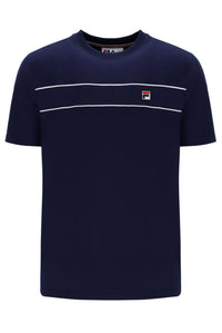Fila Navy Williams Contrast Piping T-Shirt