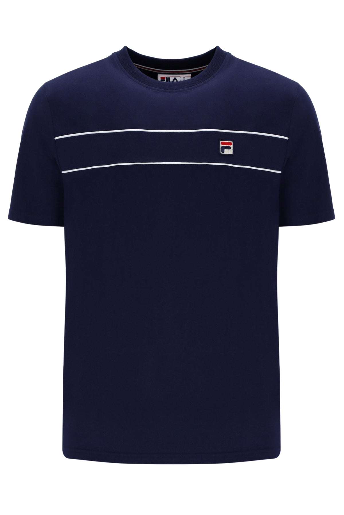 Fila Navy Williams Contrast Piping T-Shirt