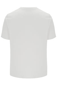 White t-shirt on a white background