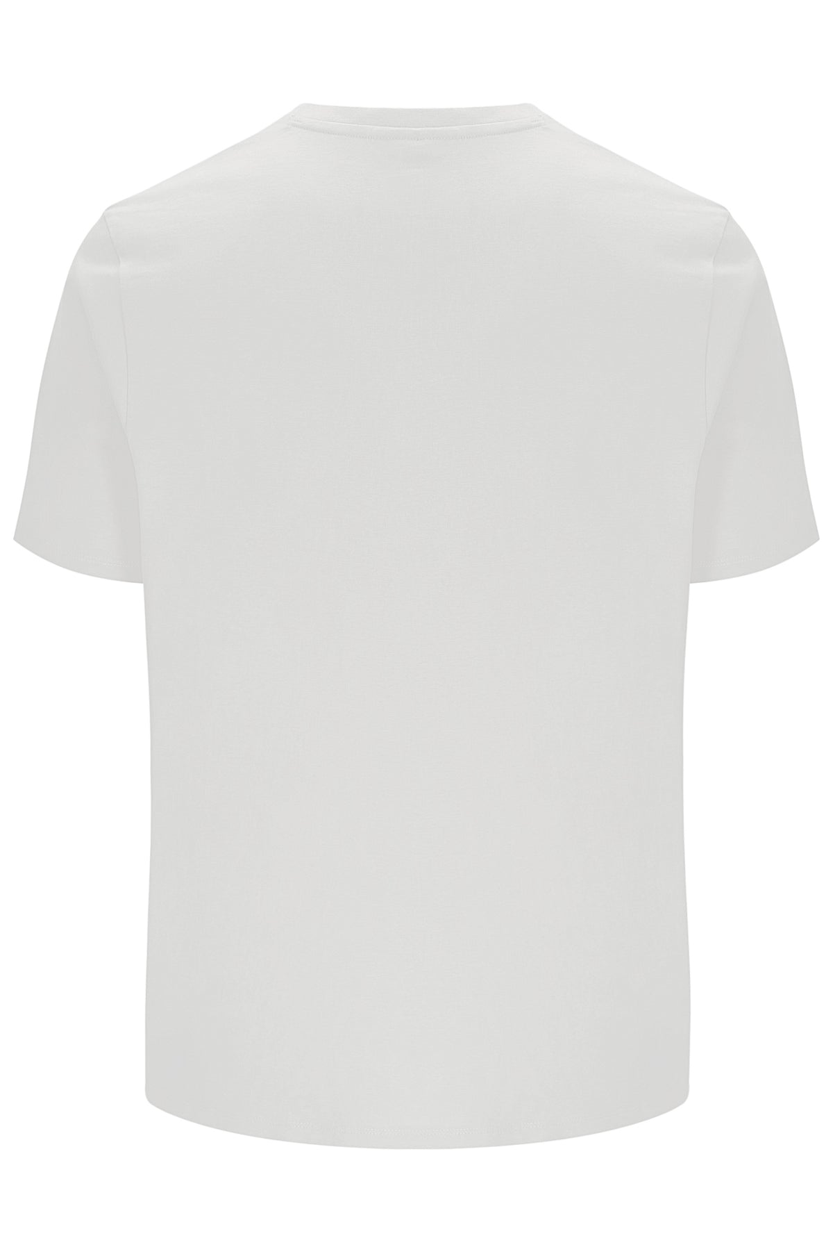 White t-shirt on a white background