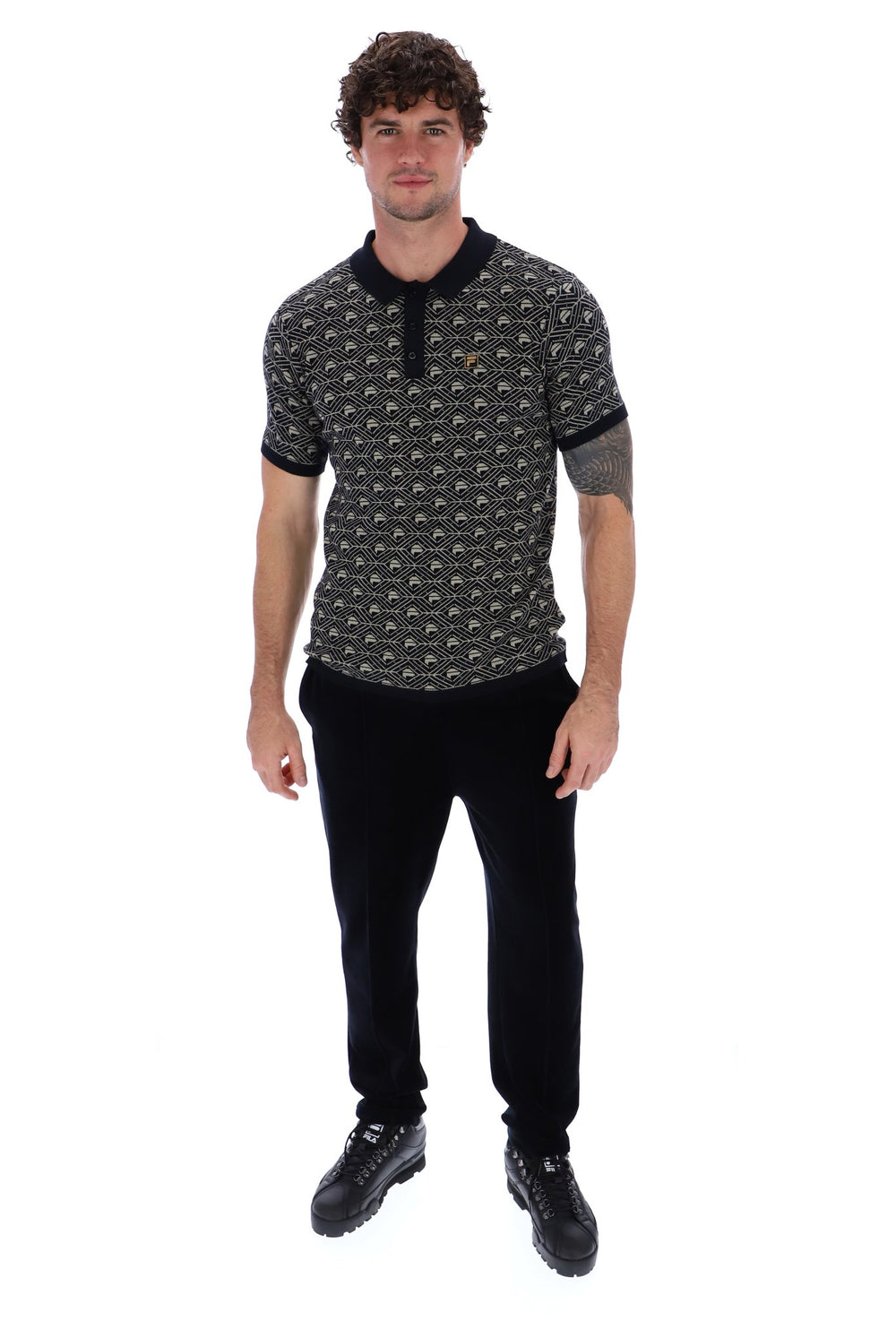 Zano Geo Pattern Polo