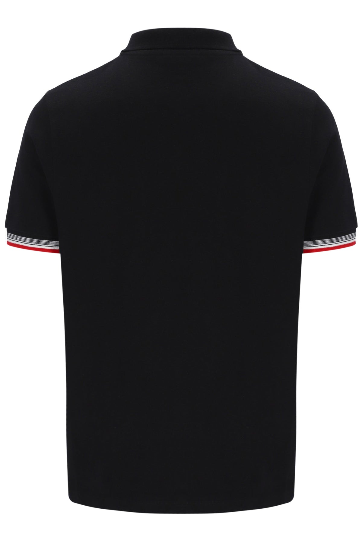 Black Zev Cuff Detail Polo