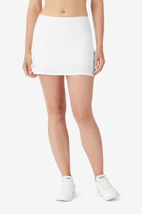 White Whiteline Pro Tennis A-Line Skort