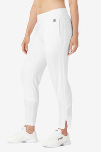 White Whiteline Pro Tennis Track Pant