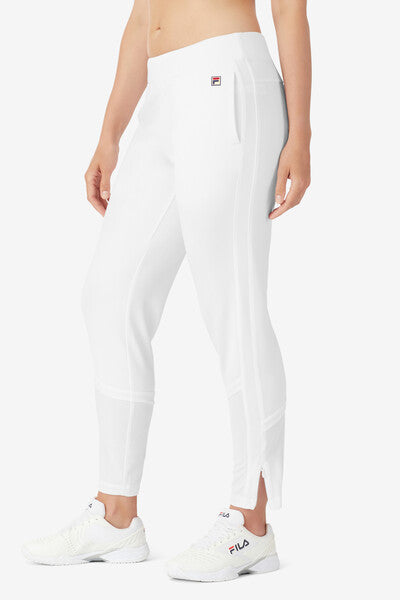 White Whiteline Pro Tennis Track Pant