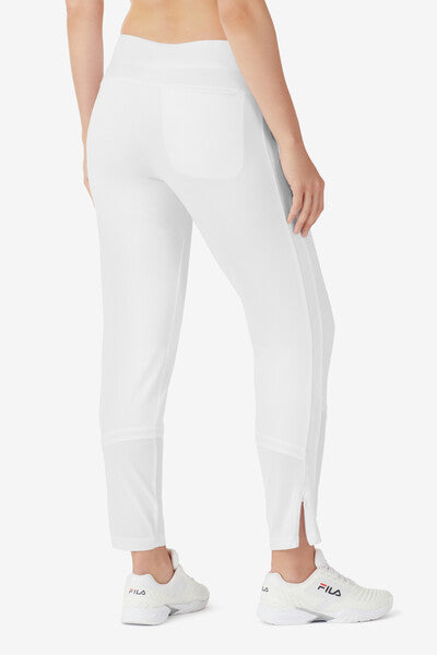 White Whiteline Pro Tennis Track Pant