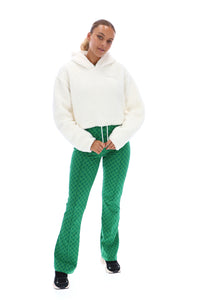 Abbey Cropped Fleece Hoodie