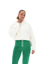 Load image into Gallery viewer, Abbey Cropped Fleece Hoodie
