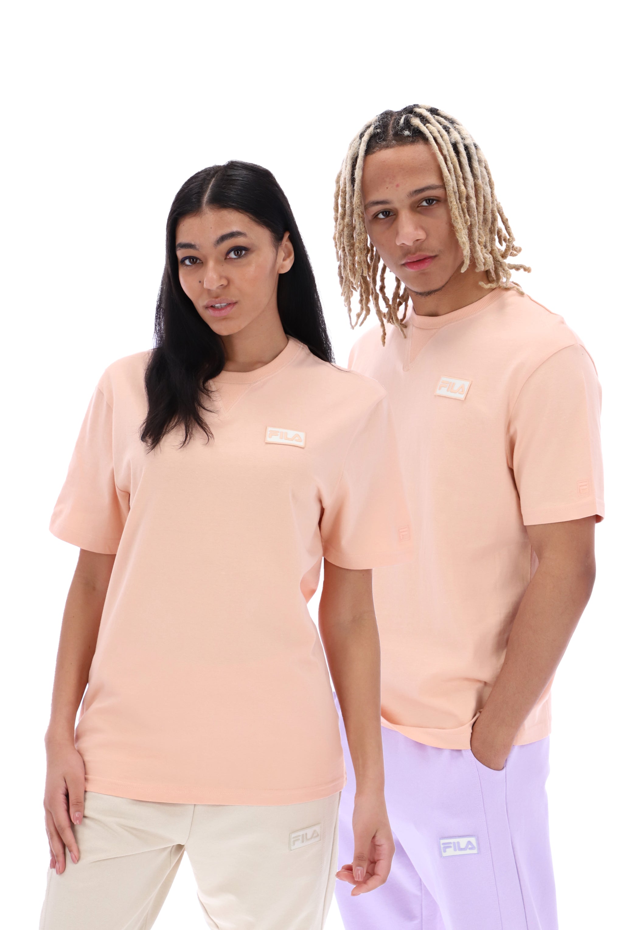 Pink best sale fila shirt