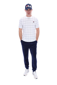 Benton Checked Ringed T-Shirt