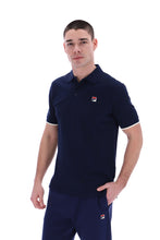 Load image into Gallery viewer, Custom Two Button Tipped Rib Basic Polo
