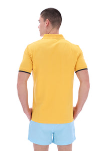 Custom Two Button Tipped Rib Basic Polo