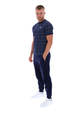 Casbian Check Print Ringer Tee