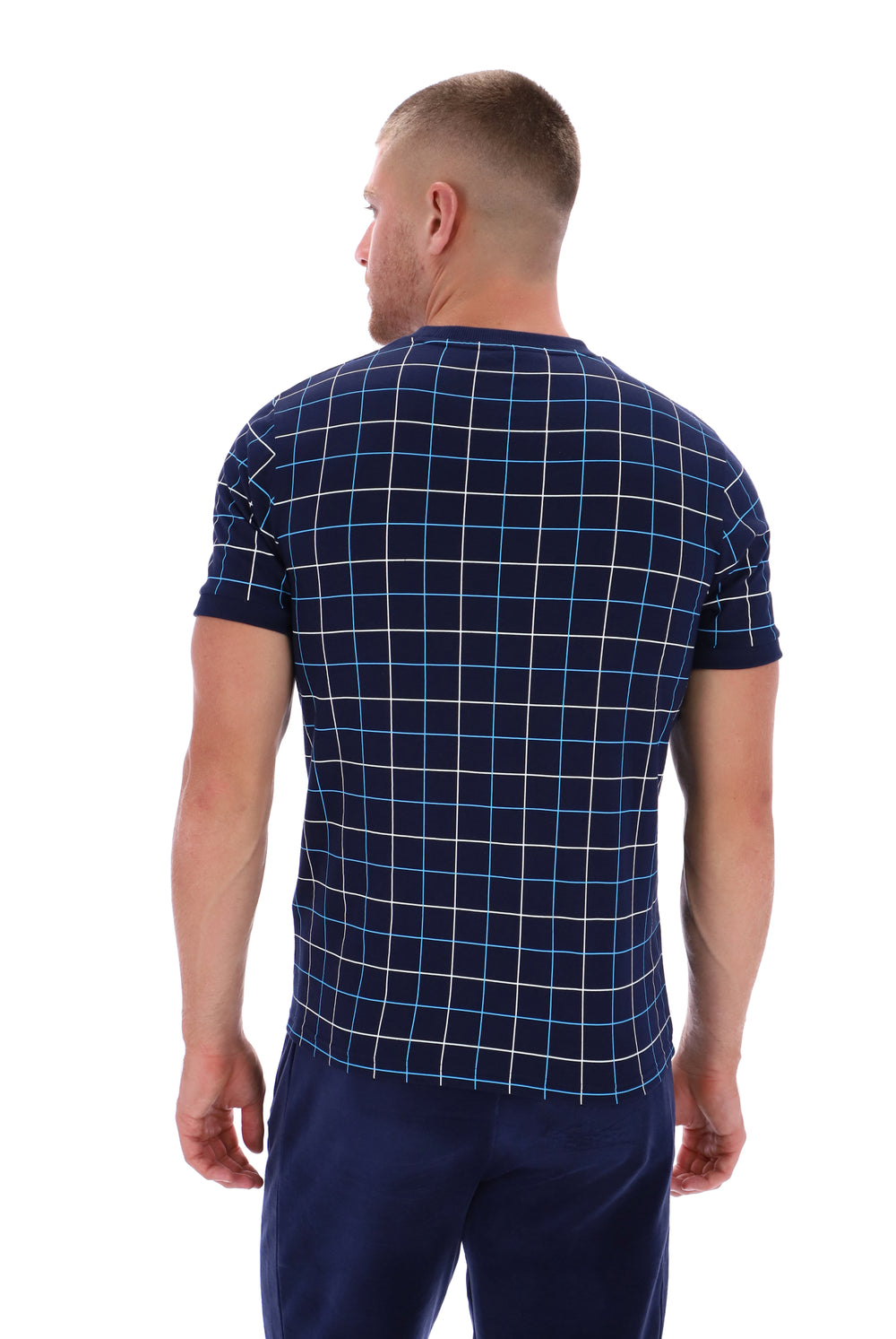 Casbian Check Print Ringer Tee