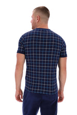 Casbian Check Print Ringer Tee