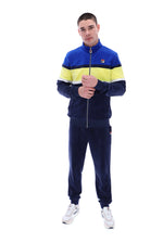 Decker Colour Blocked Velour Track Top