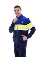 Load image into Gallery viewer, Decker Colour Blocked Velour Track Top
