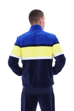 Decker Colour Blocked Velour Track Top