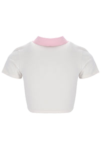 Demmie Contrast Collared Top