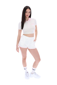 Demmie Contrast Collared Top