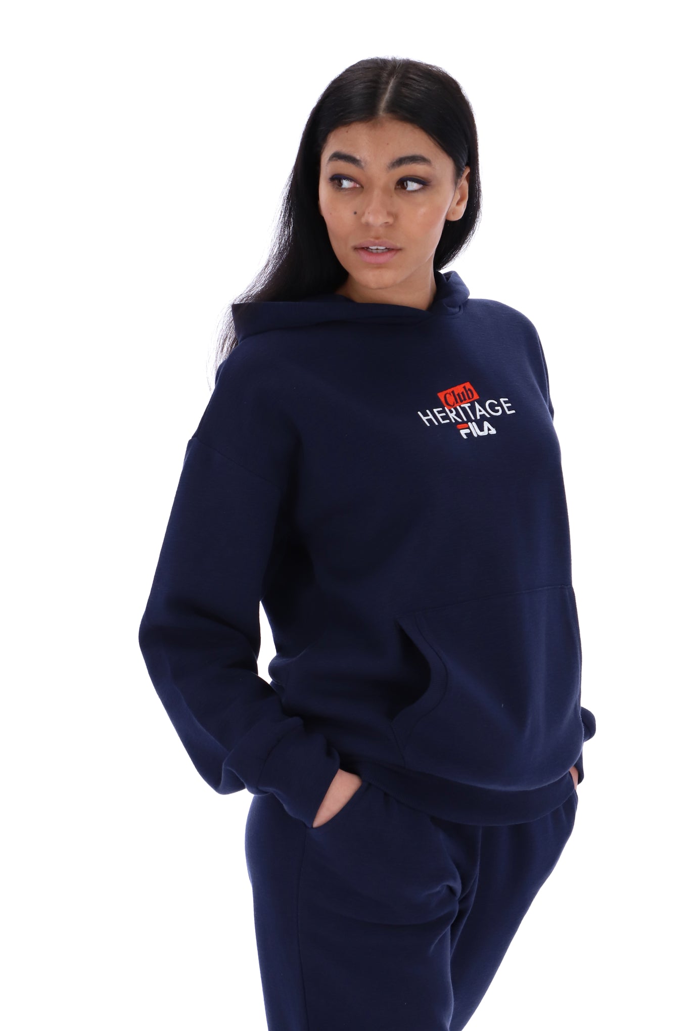 Oversized fila outlet hoodie