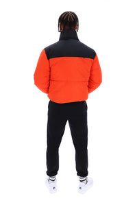 Tangerine Tango Evan Unisex Panelled Puffer Jacket